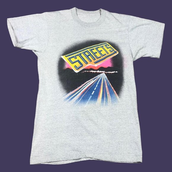 Vintage 80s Streets Single Stitch‎ Band Shirt Adult Size Small - Picture 1 of 6